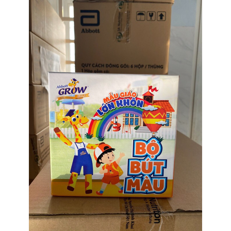 Bộ Bút Màu Như Ảnh Chụp HKM Từ Sữa Grow