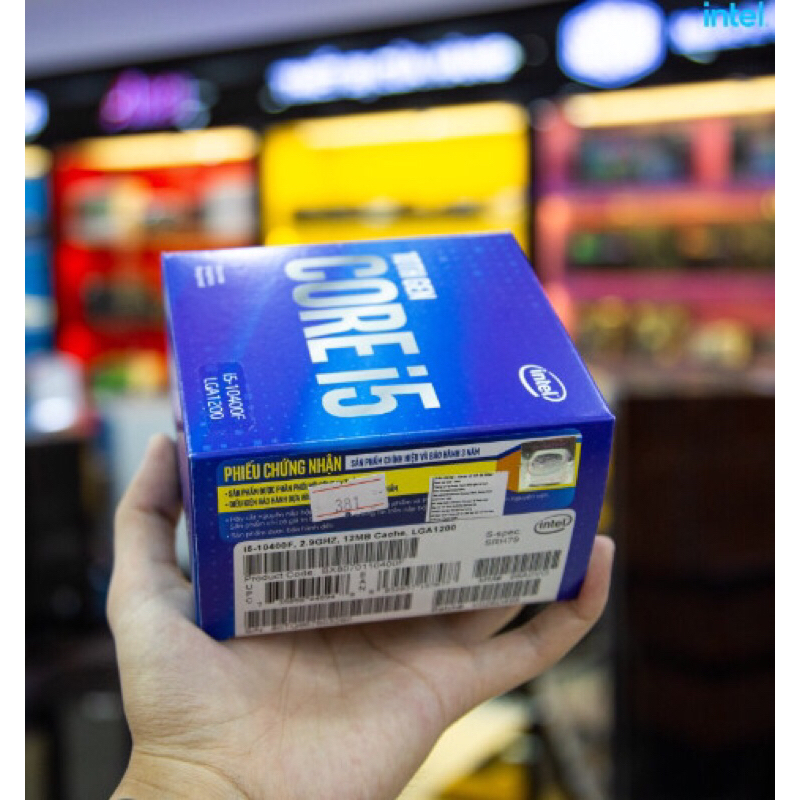 CPU INTEL CORE I5-10400F (2.9GHZ TURBO UP TO 4.3GHZ, 6 NHÂN 12 LUỒNG, 12MB CACHE, 65W) - SOCKET INTEL LGA 1200