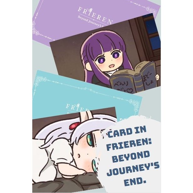 Thẻ Card Bo Góc Anime "pháp sư tiễn táng" (Frieren: beyond journey's end).