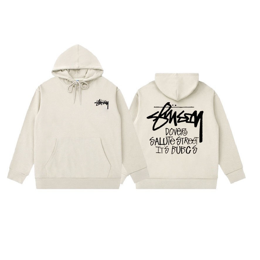 Áo hoodie Stussy nỉ bông cao cấp siêu dày,mũ 2 lớp stussy mũ  bassic form rộng nam nữ