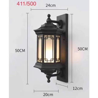 Đèn trang trí tường cột ngoài trời phong cách tân cổ điển,chất liệu nhôm hợp kim sơn tĩnh điện cao cấp chịu mưa nắng