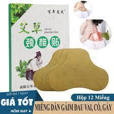 ComBo (200) Miếng Dán Ngải Cứu Giảm đau Cổ vai Gáy Hiệu Quả, thải độc Aicao JingZhu