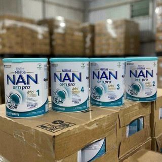 Sữa bột Nan Nga HMO số 1,2,3,4 800g cho bé