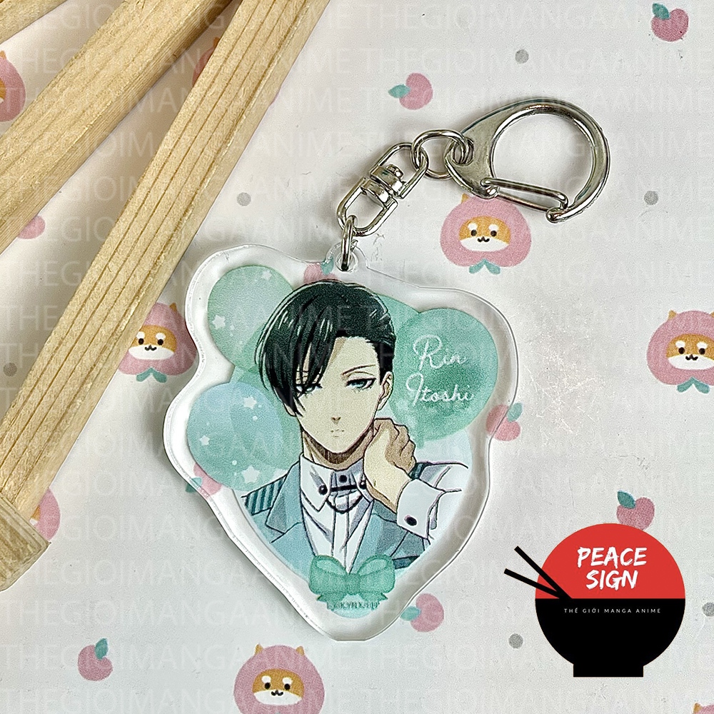Móc khóa BLUE LOCK ver BÓNG BAY in hình anime chibi mica trong acrylic quà tặng dễ thương