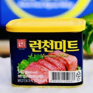 Thịt hộp hansung hàn quốc 340g-date 2026
