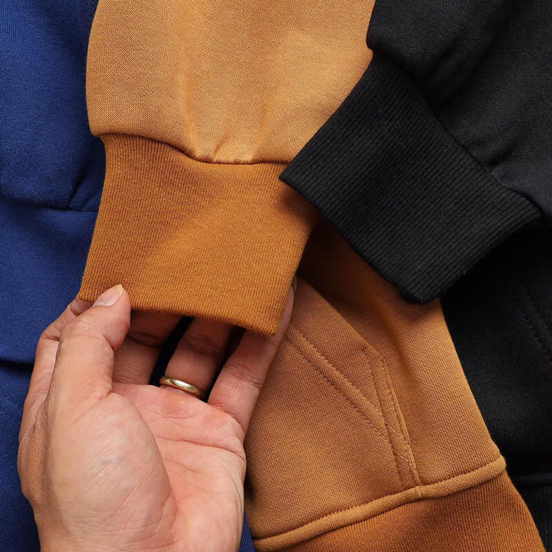 Áo hoodie nam nữ nỉ bông xuất dư xịn form rộng 45-85kg BIG SIZE