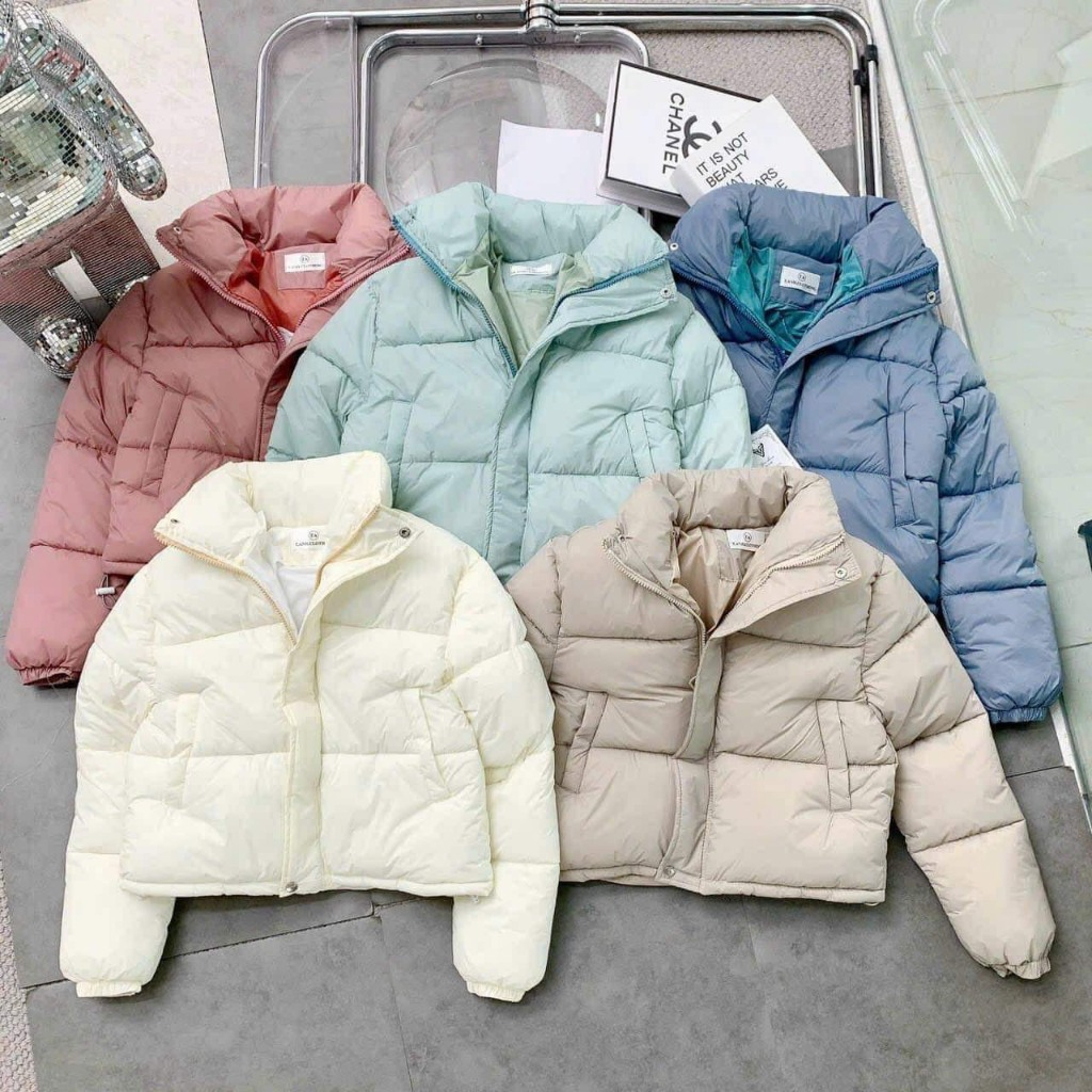 Áo Phao Zara,Áo Phao Nữ Hàn Quốc Mùa Đông Siêu Nhẹ Dày Cao Cấp Đẹp