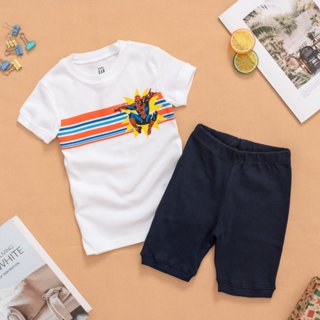 Set bộ quần áo cho bé trai, be gái size từ 12kg đến 25kg, chất liệu thun cotton borip co giãn thoải mái vận động SBG02