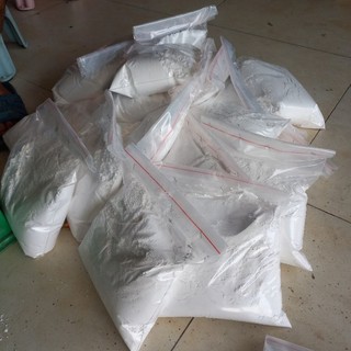 1 kg Bột đá trắng CaCo3 siêu mịn dùng trong nghành mộc,làm phụ gia composit, đúc tượng, làm khuôn,sản phẩm không cháy