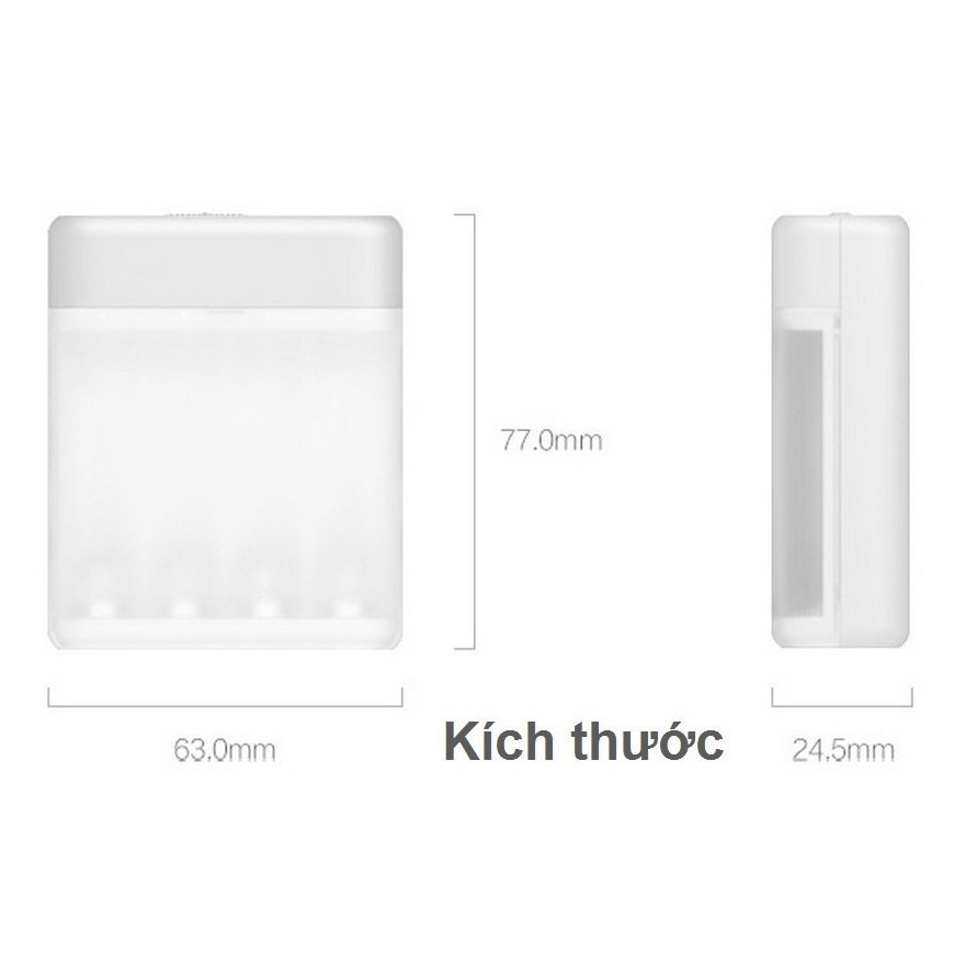 Bộ sạc cho Pin AA/AAA - BP401 Xiaomi / ZMi