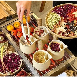 Set làm trà sữa nướng vân nam 9 vị thơm ngon
