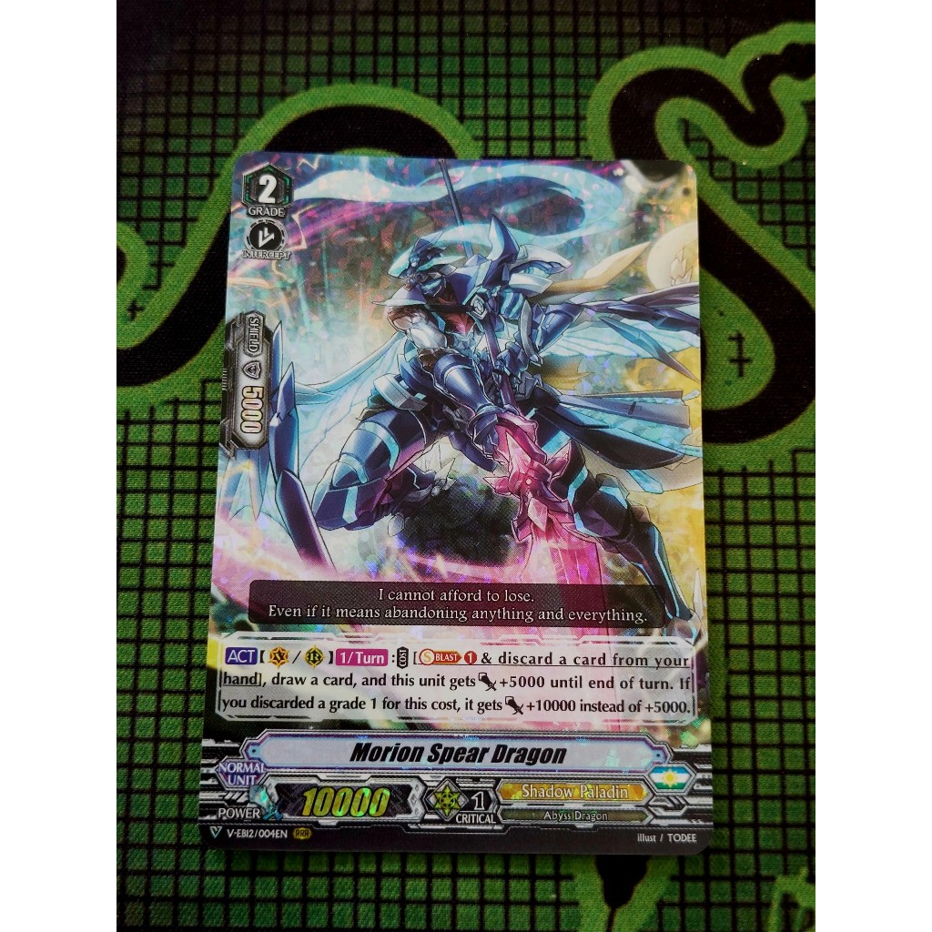 Thẻ Bài Cardfight Vanguard V-EB12/004 Morion Spear Dragon – Triple Rare