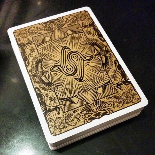 Bài tây Poker Legends #202 Egyptian Gold Playing Cards