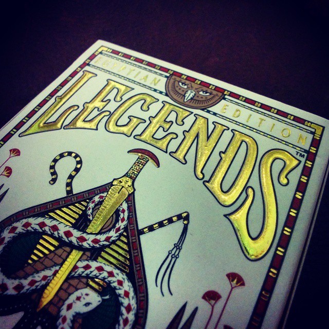 Bài tây Poker Legends #202 Egyptian Gold Playing Cards