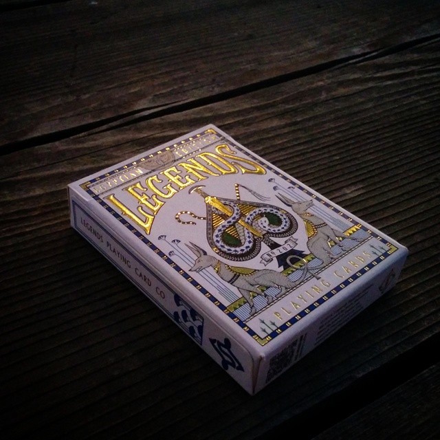 Bài tây Poker Legends #202 Egyptian Gold Playing Cards