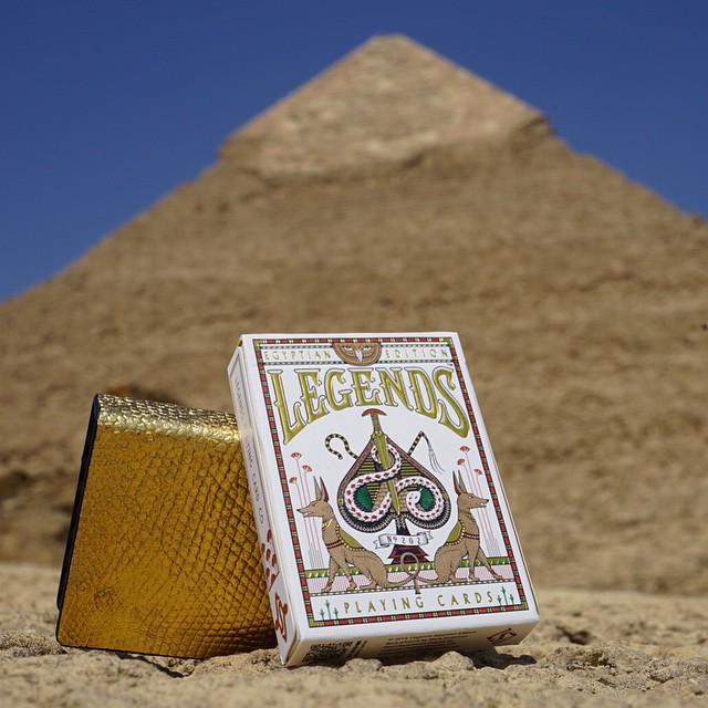 Bài tây Poker Legends #202 Egyptian Gold Playing Cards