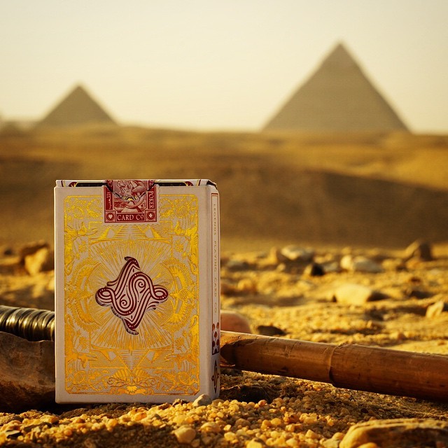 Bài tây Poker Legends #202 Egyptian Gold Playing Cards