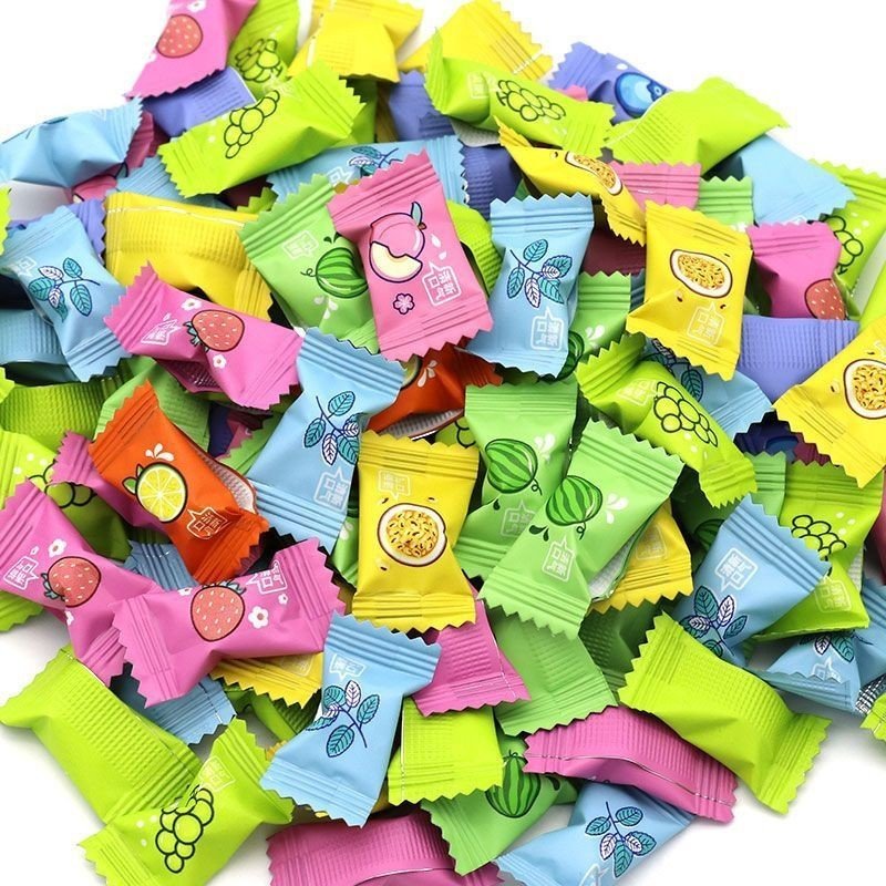 Combo 300g Kẹo viên ngậm Vitamin C vị bạc hà mát lạnh nhiều hương vị dạng viên sữa giúp hơi thở thơm mát