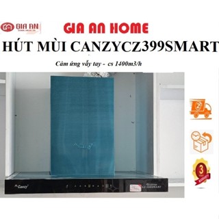 Máy hút mùi cảm ứng canzy CZ 399SMART . máy hút mùi nhà bếp chữ T mẫu mới 2023 chính hãng bảo hành 3 năm
