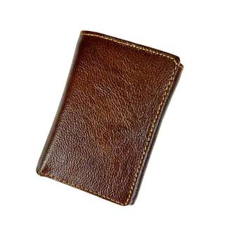 Ví da bò thật 100% hpk leather - bóp nam ví nam kiểu đứng