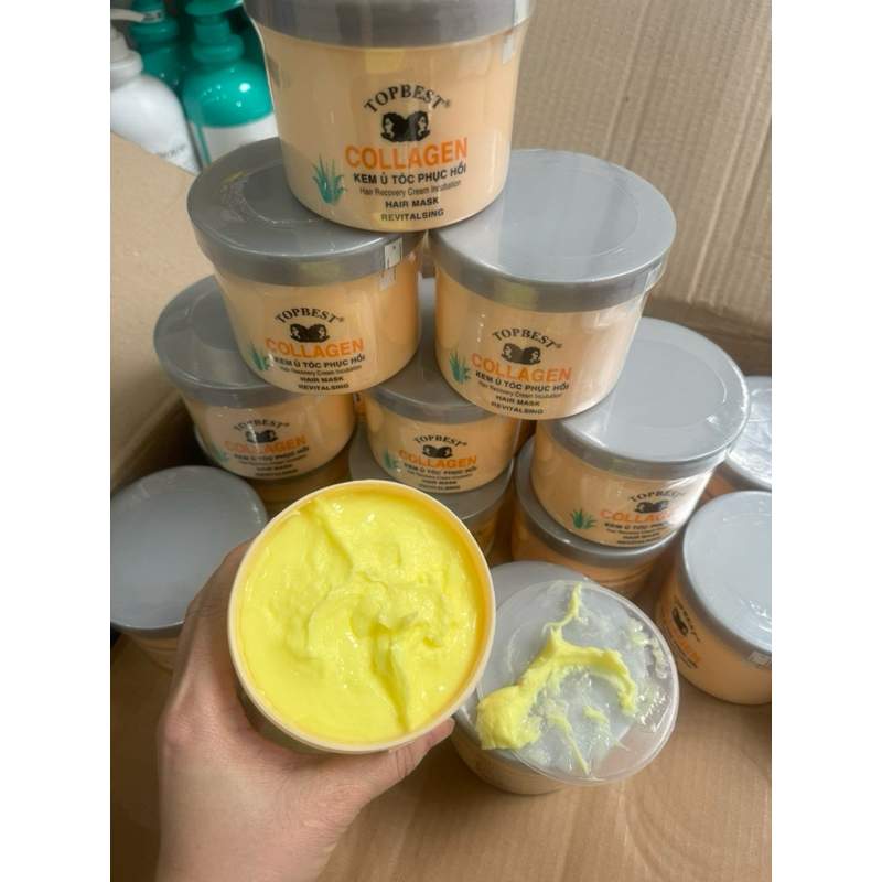 kem Ủ Xả tóc phục Hồi colagen (topbest) 500ml