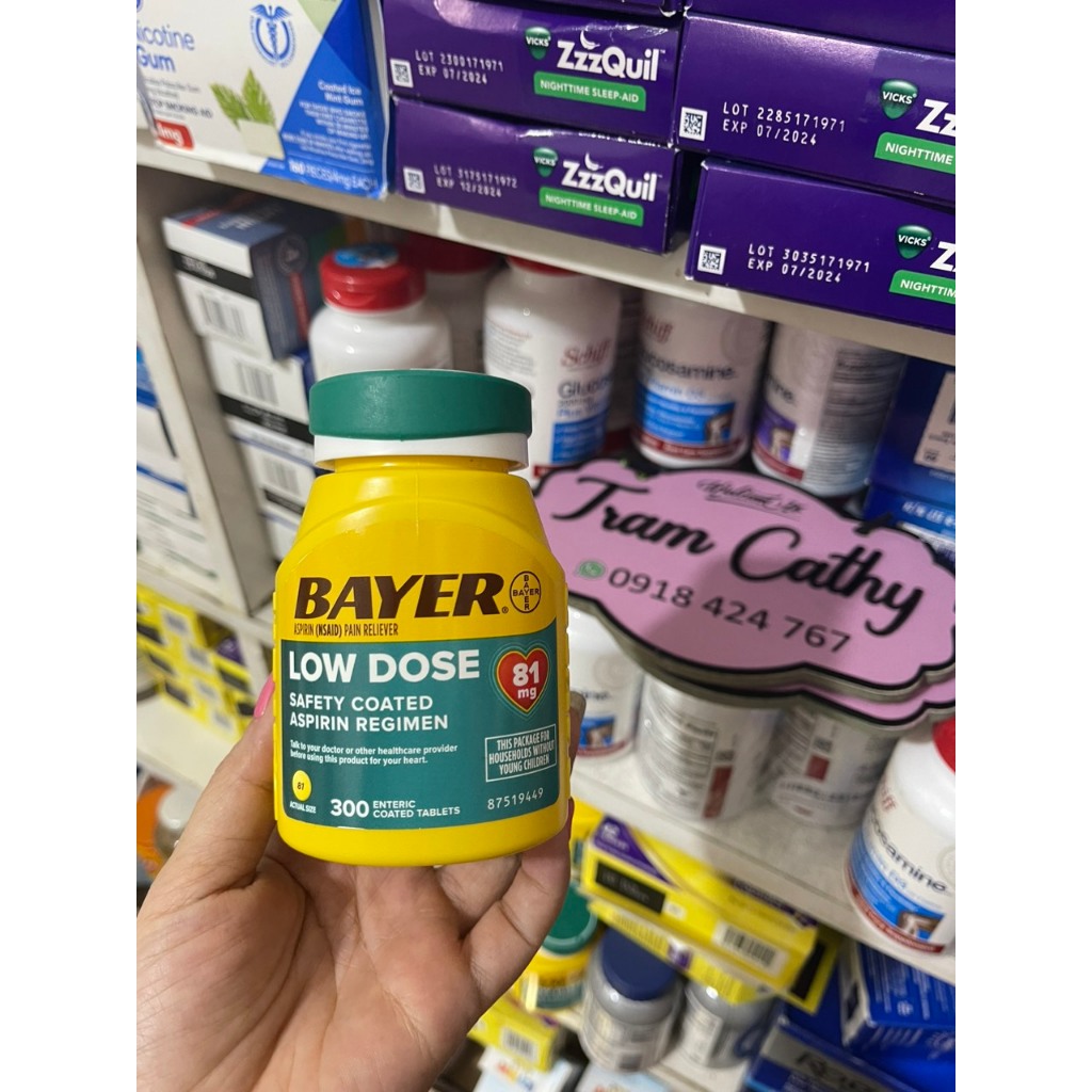 Viên AS.PI.RIN Regi.men Bay.er 81mg 300 viên