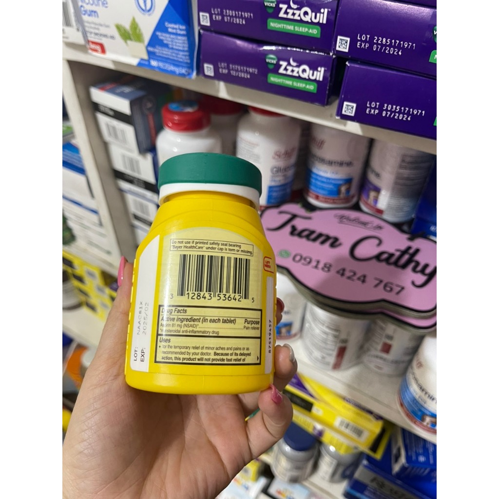 Viên AS.PI.RIN Regi.men Bay.er 81mg 300 viên