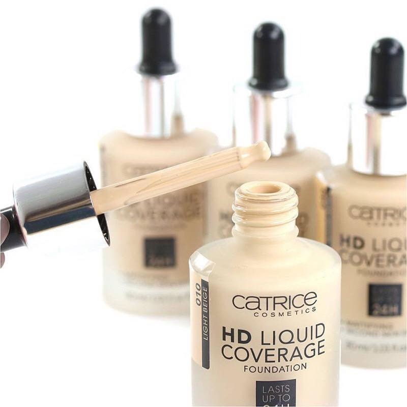 Kem Nền Kiềm Dầu Che Phủ Tự Nhiên Huyền Phi Catrice HD liquid Coverage Foundation 30Ml