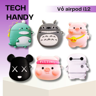 Ốp Airpod, vỏ case ipod i12/i11/i9 tws bảo vệ tai nghe không dây bluetooth, hộp đựng tai nghe V05