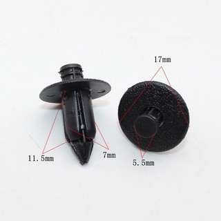 Vít nở nhựa, chốt nhựa bấm loại 7mm gói 50 bộ