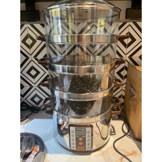 Nồi Chưng Yến Điện Inox 4 Tầng/ Nồi Hấp Thực Phẩm