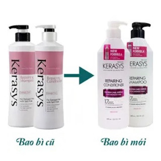 DẦU GỘI KERASYS REPAIRING (PHỤC HỒI ĐỘ BÓNG TÓC XƠ, RỐI) 600ML