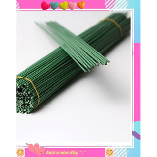 Combo 10 cây kẽm cành hoa len handmade dài 40cm