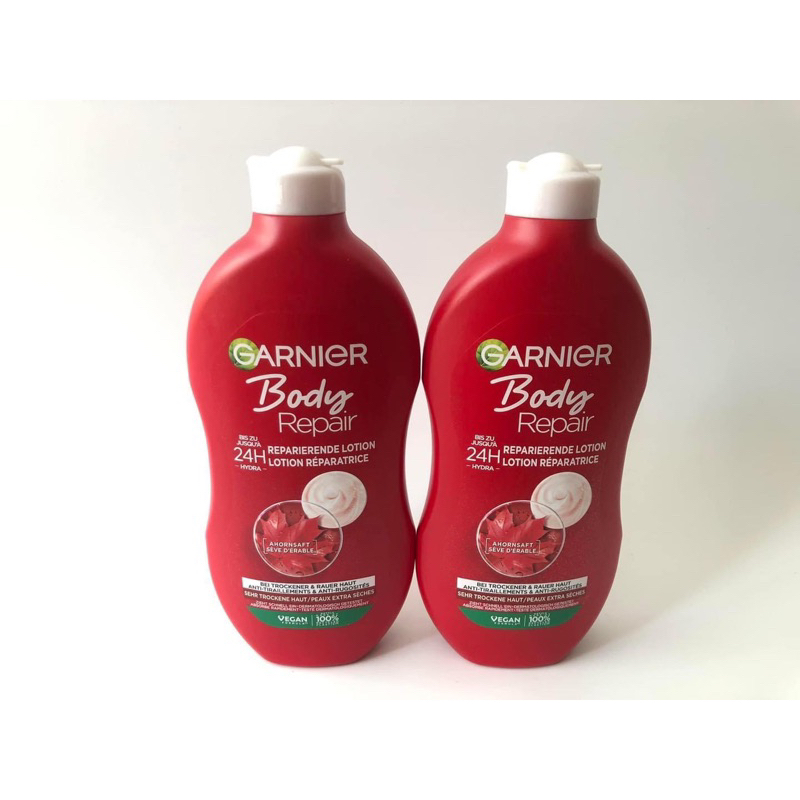Hàng Đức DƯỠNG THỂ Garnier Body Repair - Siêu dưỡng, siêu cấp ẩm cho da khô và rất khô