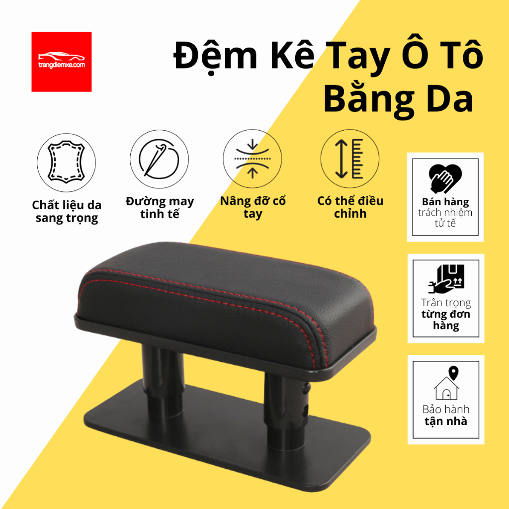 Bệ Kê Tay Có Thể Điều Chỉnh Cho Xe Hơi Đệm Kê Tay Ô Tô Mềm Mại Thoải Mái Chống Đau Mỏi Nhức Tay 8 By-988