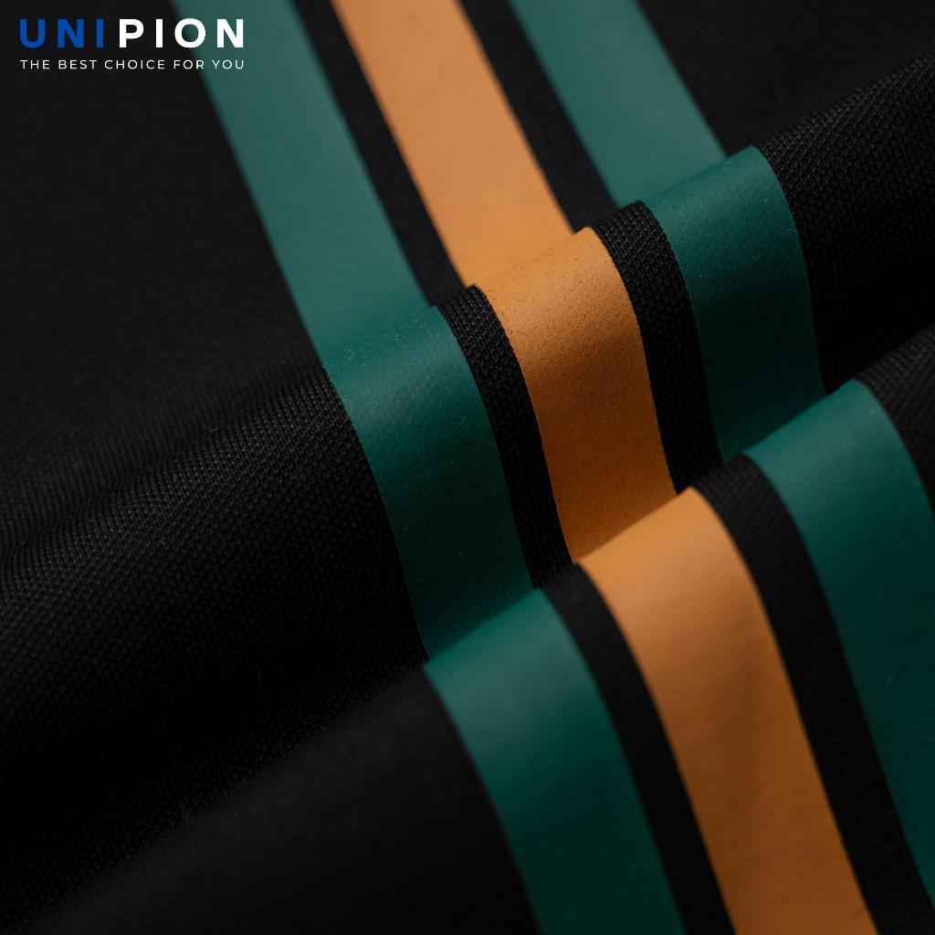 Áo polo nam UNIPION phối sọc in chất cotton CVC thấm hút, co giãn, thoáng mát kiểu dáng trẻ trung, năng động - AT175