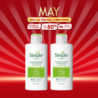 Sữa Dưỡng Da SIMPLE Cho Da Nhạy Cảm Kind To Skin Hydrating Light Moisturiser 125ml