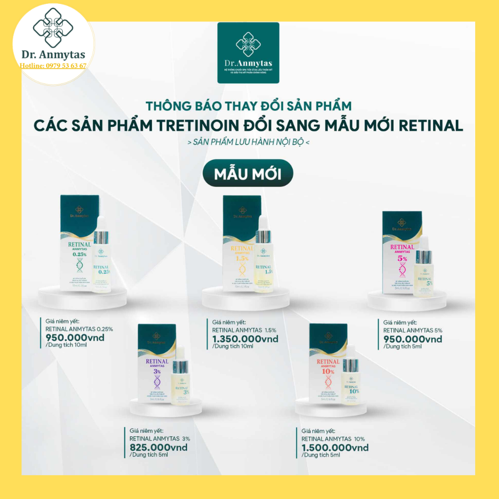 Tretinoin Tái Tạo Và Phục Hồi Cấu Trúc Da Dr Anmytas