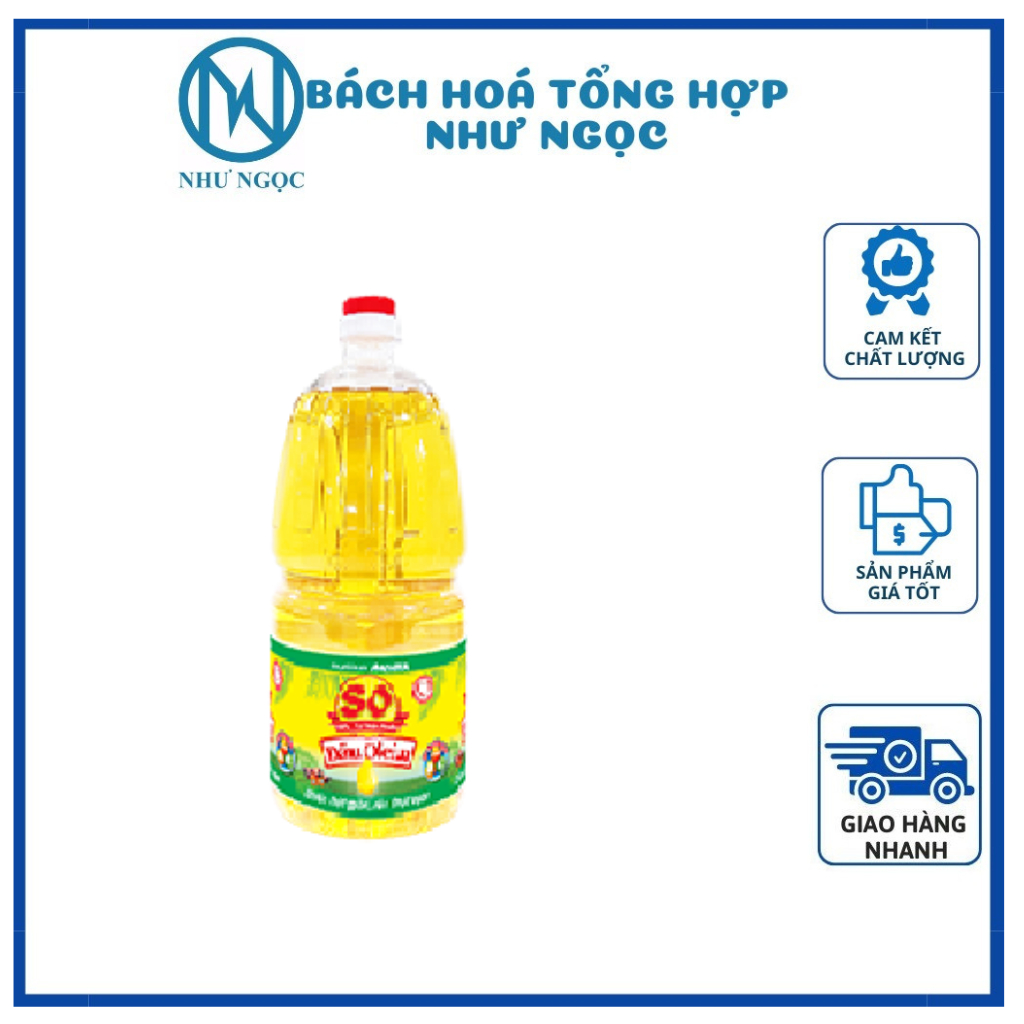 Dầu Ăn 2 Lít -  Happi Koki/ Happi Soya/ Cooking Oil/ Kencook/ Olein So Marvela/ Olita/ Sailing Boat/ Simply