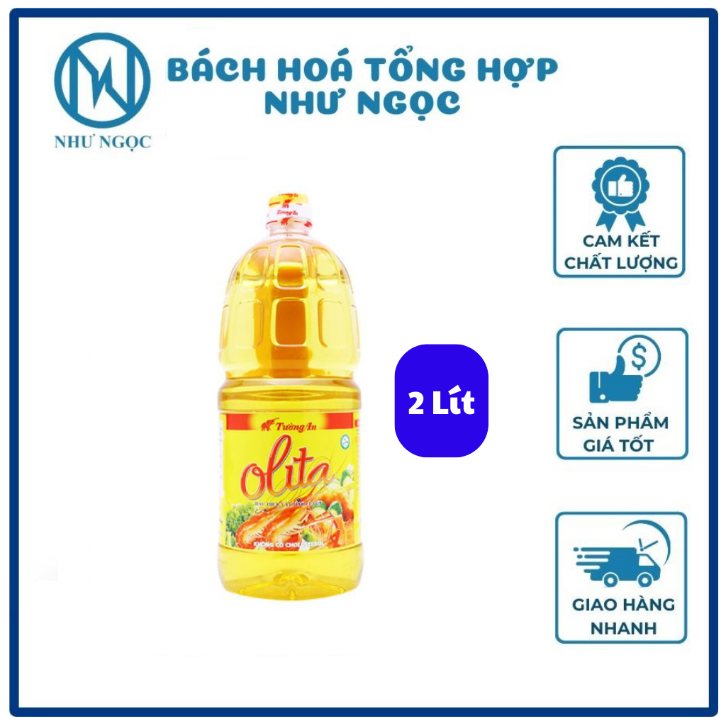 Dầu Ăn 2 Lít -  Happi Koki/ Happi Soya/ Cooking Oil/ Kencook/ Olein So Marvela/ Olita/ Sailing Boat/ Simply