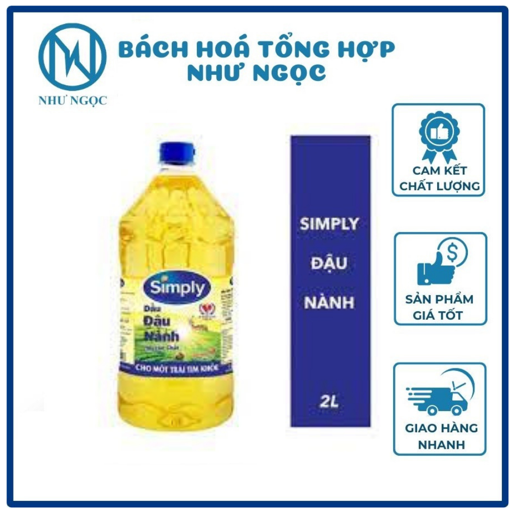 Dầu Ăn 2 Lít -  Happi Koki/ Happi Soya/ Cooking Oil/ Kencook/ Olein So Marvela/ Olita/ Sailing Boat/ Simply