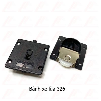 COMBO 4 cặp Ray  U & V + bánh xe 326 - thanh 1.6m-1,4m-1,2m cửa lùa U & V Đài Loan