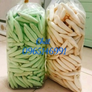 500g bánh con sùng xanh 35k