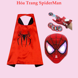 Đồ chơi áo choàng siêu nhân nhện siêu anh hùng Người Nhện nhiều phụ kiện cao cấp chất liệu siêu bền