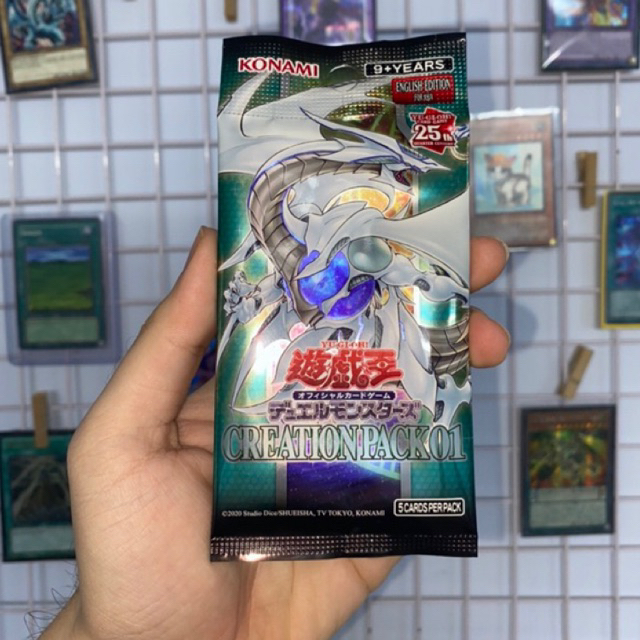 Gói Bài Tăng Cường Creature Pack 01 Pack YugiOh!  AE Asian English