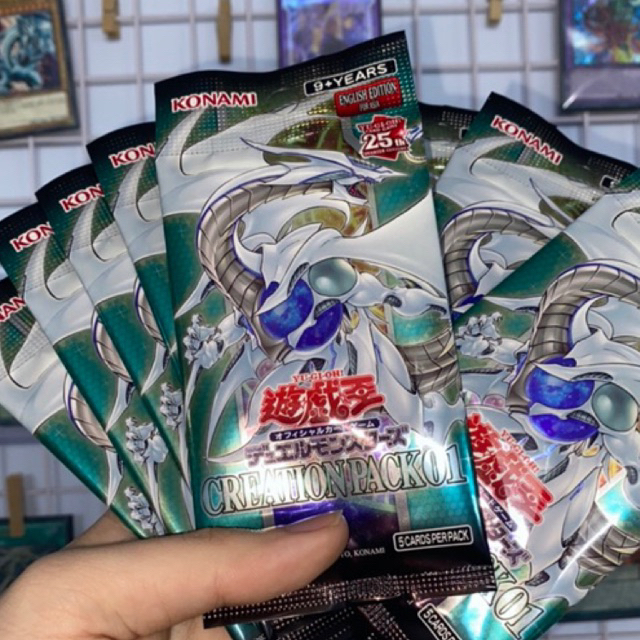 Gói Bài Tăng Cường Creature Pack 01 Pack YugiOh!  AE Asian English