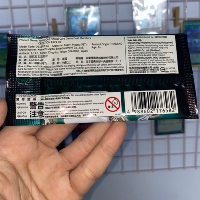 Gói Bài Tăng Cường Creature Pack 01 Pack YugiOh!  AE Asian English