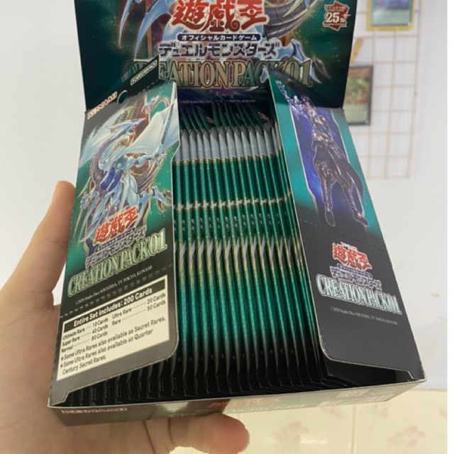 Gói Bài Tăng Cường Creature Pack 01 Pack YugiOh!  AE Asian English