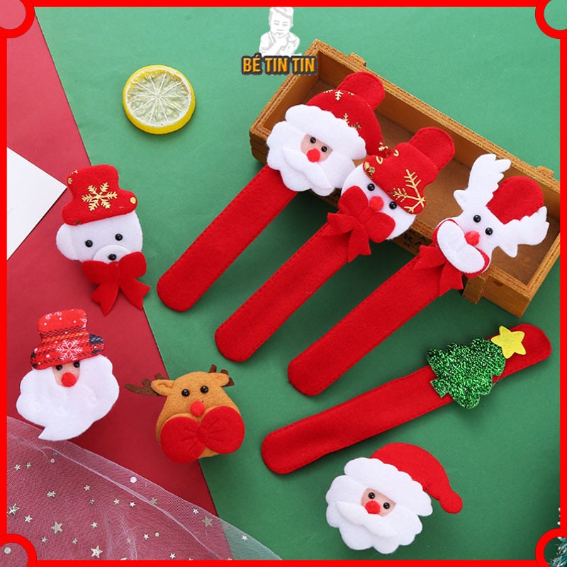 Vòng Đập Tay, Vòng Đeo Tay Noel, Giáng Sinh, Christmas Vui Nhộn Cho Bé.