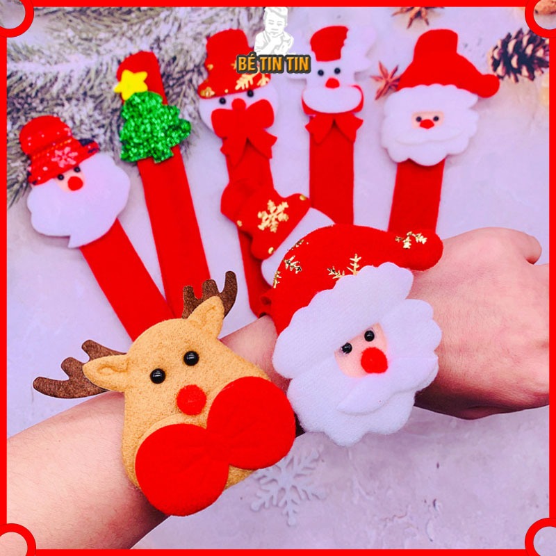 Vòng Đập Tay, Vòng Đeo Tay Noel, Giáng Sinh, Christmas Vui Nhộn Cho Bé.